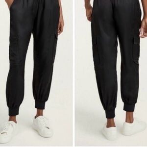 Ching a Sept Giles Cargo Silky Black Women's Jogger Pants